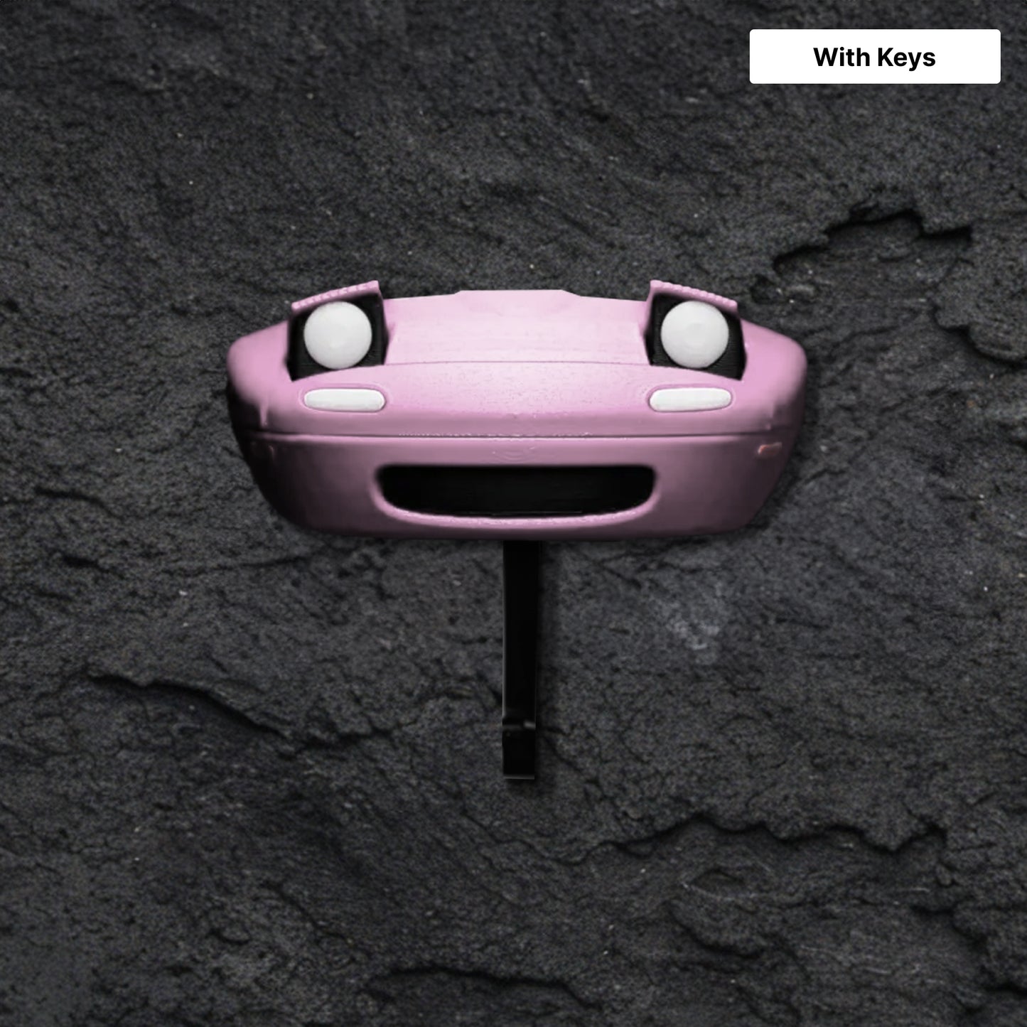 Pink Key Holder with Headlight Pop Up